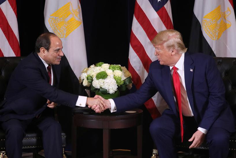 Trump, Egypt's Sisi