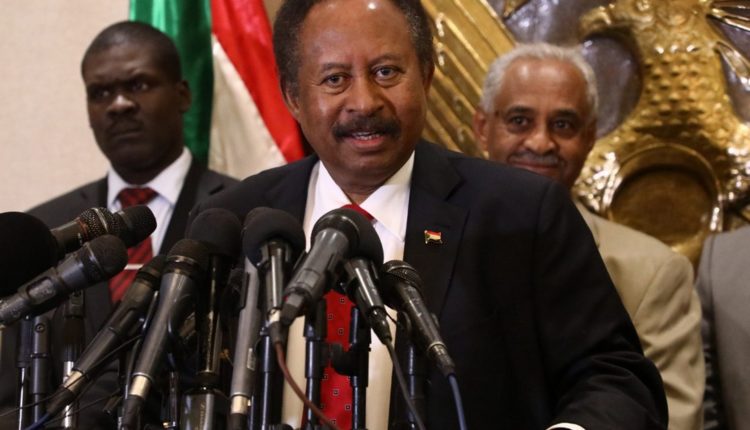 Sudan's Prime Minister in the transitional government Abdalla Hamdok