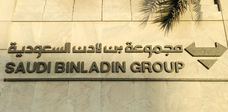 Saudi Binladin Group is seen in Jeddah, Saudi Arabia