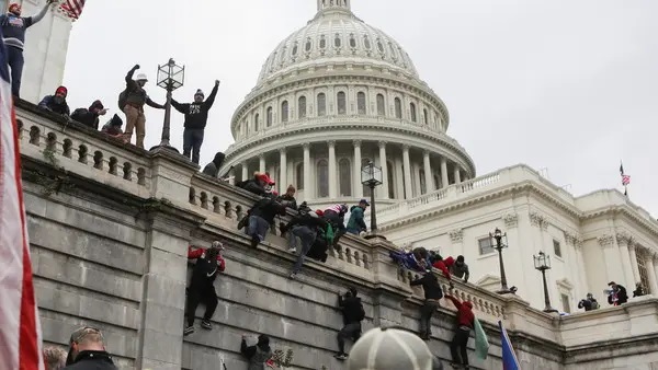 violent protests by Trump supporters at US Capitol