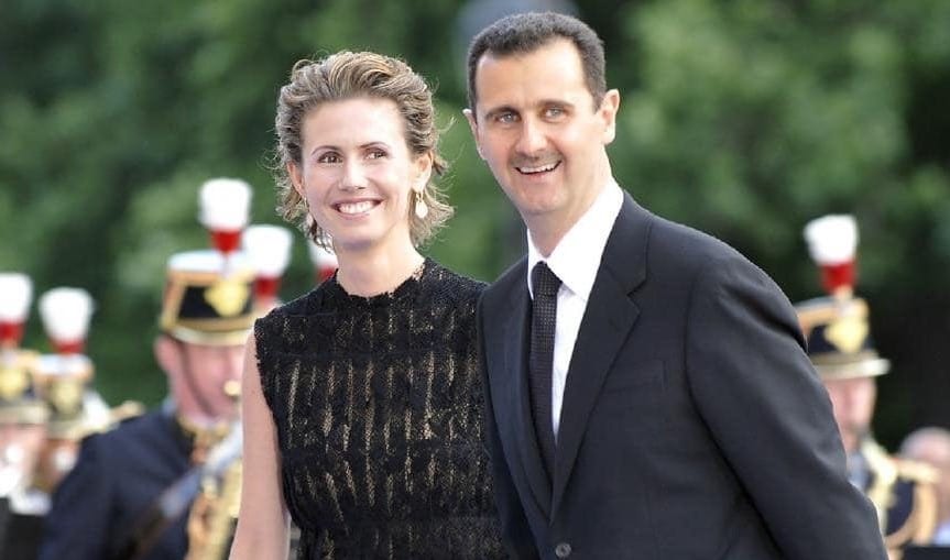 Syria’s President Bashar al-Assad and his wife