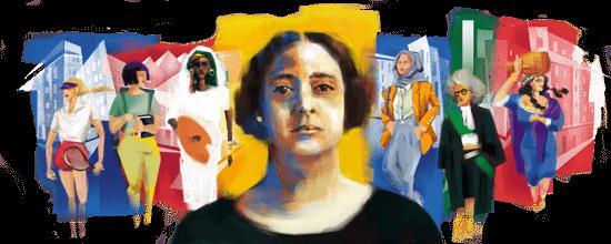 "غوغل" يحتفي بذكرى ميلاد "هدى شعراوي" رائدة تحرير المرأة المصرية