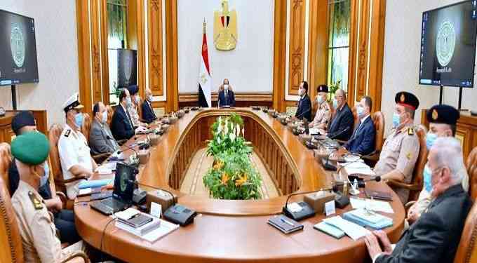 الرئيس المصري يبحث تطورات سد النهضة و ليبيا