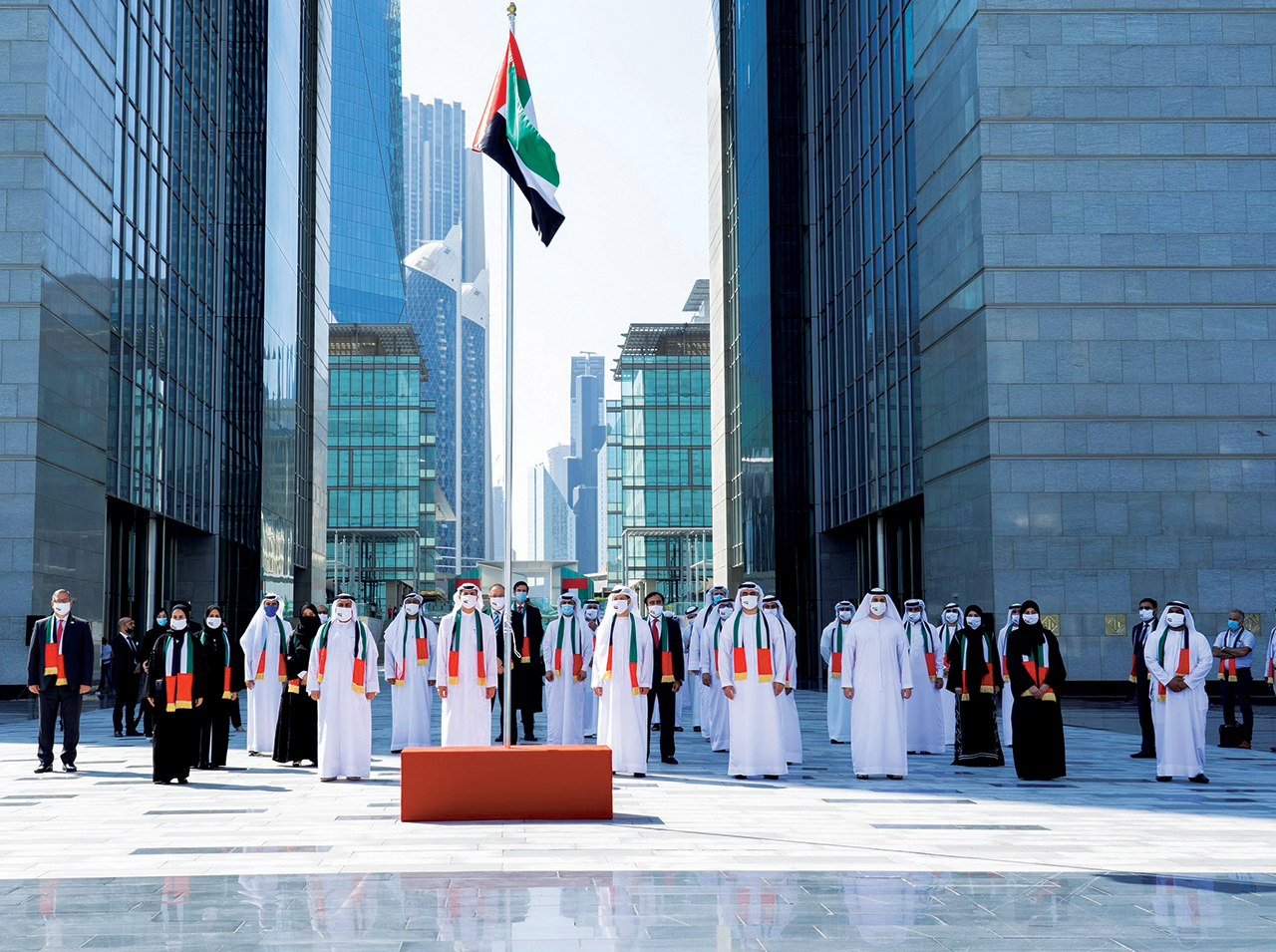 مركز دبي المالي العالمي يحتفل بيوم العَلم