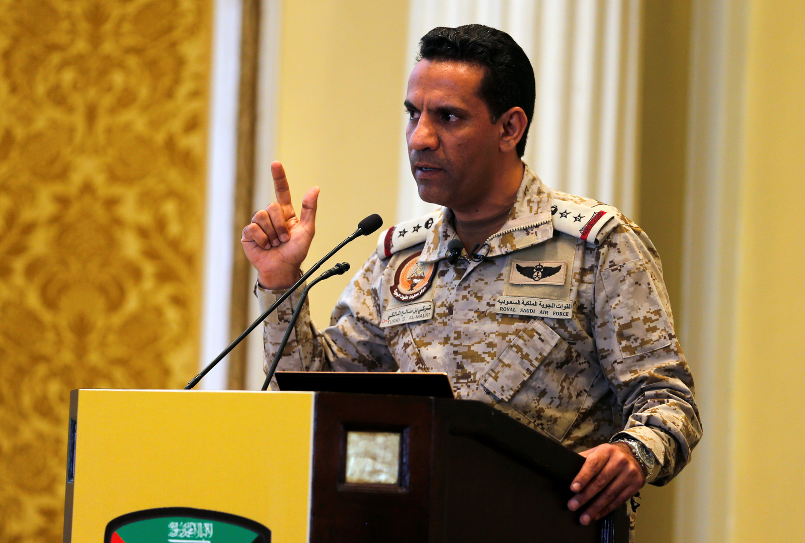 المتحدث الرسمي باسم وزارة الدفاع السعودية، العميد الركن تركي المالكي
