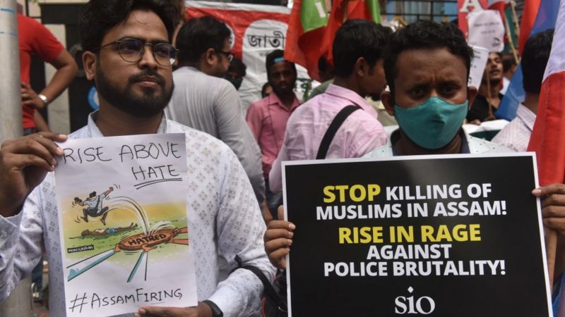 مظاهرات في الهند بسبب قتل مسلمين سام
